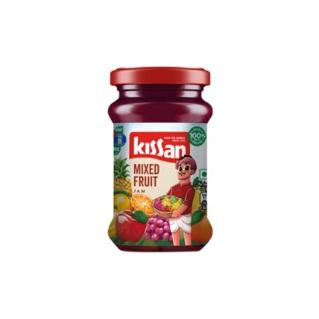 Kissan Mixed Fruit Jam , With Real Fruit Ingredients