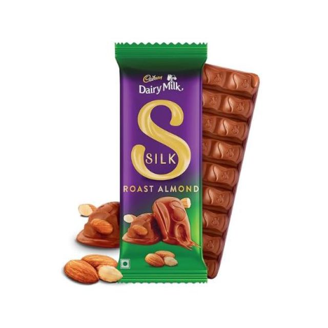 Cadbury Dairy Milk Silk Roast Almond Chocolate Bar