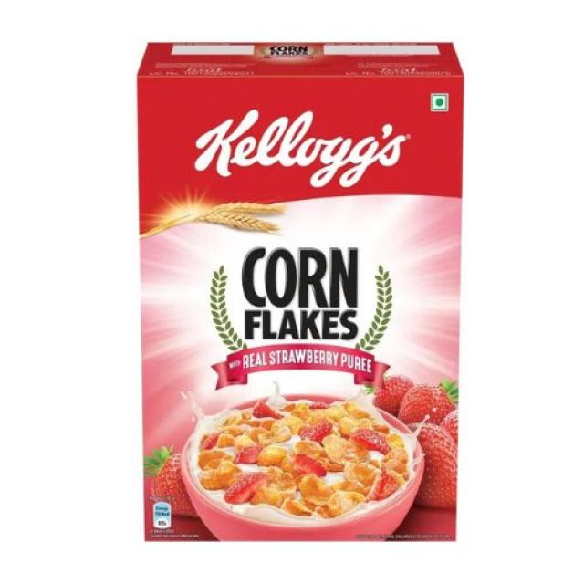 Kellogg's Corn Flakes with Real Strawberry Pure