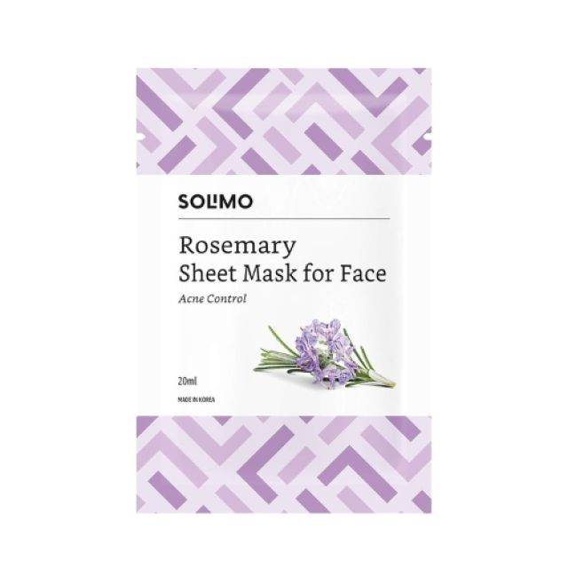 Solimo Rosemary Face Sheet Mask For Face
