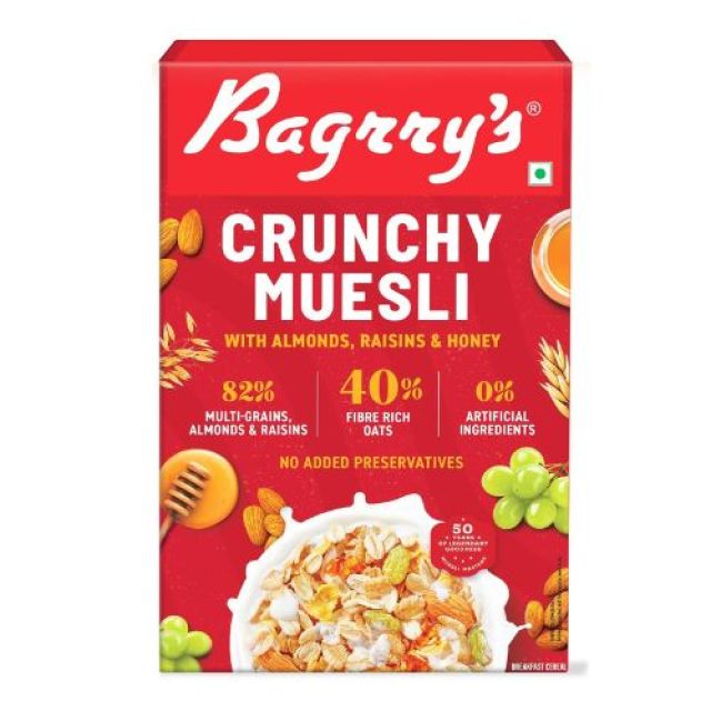 Bagrry's Crunchy Muesli 500gm Pouch