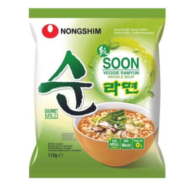 Nongshim Soon Veggie Ramyun Noodle Soup