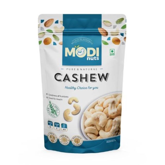 Modi Nuts Organic Cashew Kernels Wholes
